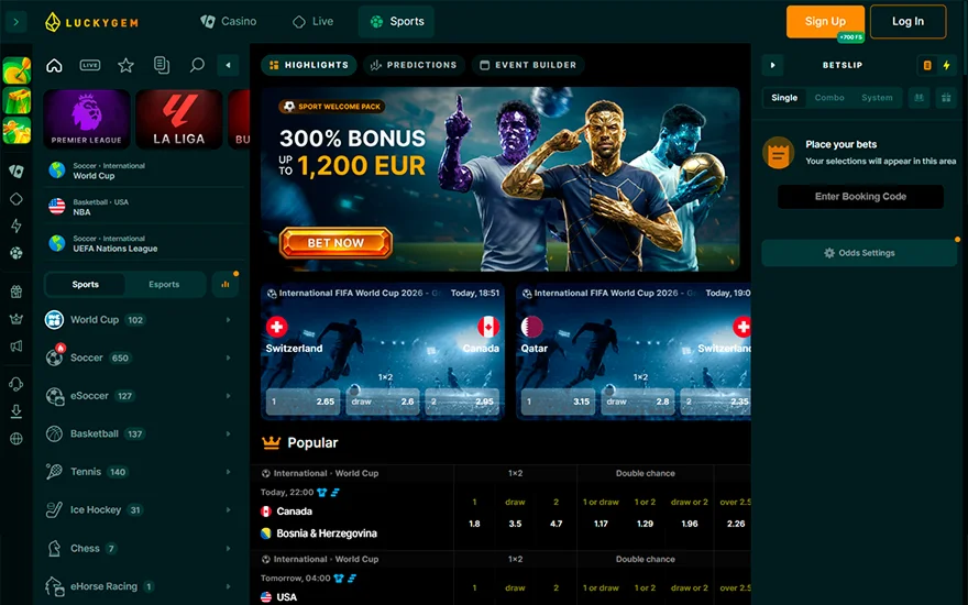 Lucky gem sport