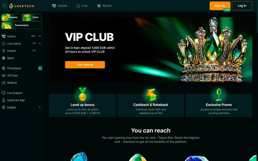 Luckygem vip club